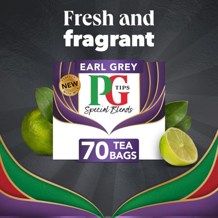 PG Tips Special Blends, Earl Grey Tea Bags Bulk, Refreshing, Light & Citrusy With Bergamot Notes, 6 Packs, 420 Plant Based Biodegradable Teabags - Image 8