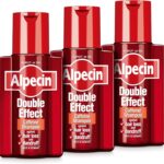 Alpecin Double Effect Shampoo 3x 200ml | Anti Dandruff and Natural Hair Growth Shampoo | Energizer for Strong Hair | Hair Care for Men Made in Germany