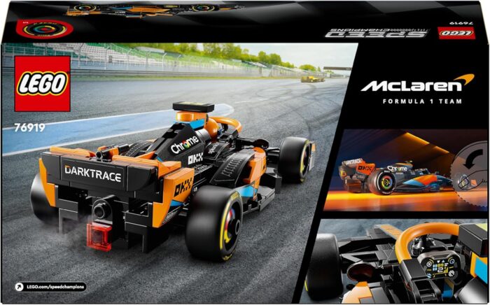 LEGO Speed Champions 2023 McLaren Formula 1 Race Car Toy for 9 Plus Year Old Kids, Boys & Girls who Love Independent Play, Buildable Vehicle Model Set, Kids' Bedroom Decoration, Birthday Gift 76919 - Image 4