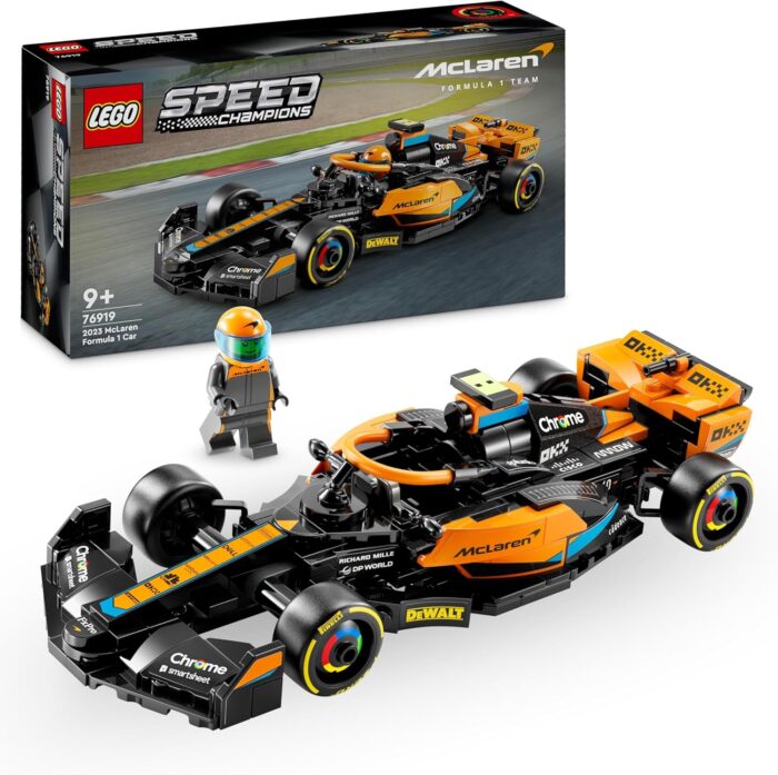 LEGO Speed Champions 2023 McLaren Formula 1 Race Car Toy for 9 Plus Year Old Kids, Boys & Girls who Love Independent Play, Buildable Vehicle Model Set, Kids' Bedroom Decoration, Birthday Gift 76919 - Image 1