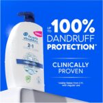 Head & Shoulders Classic Clean 2in1 Anti Dandruff Shampoo, 1000ml. Up to 100% Flake Free, Clinically Proven. For Any Hair and Scalp Type. For Daily use. Clean Feeling - Image 2
