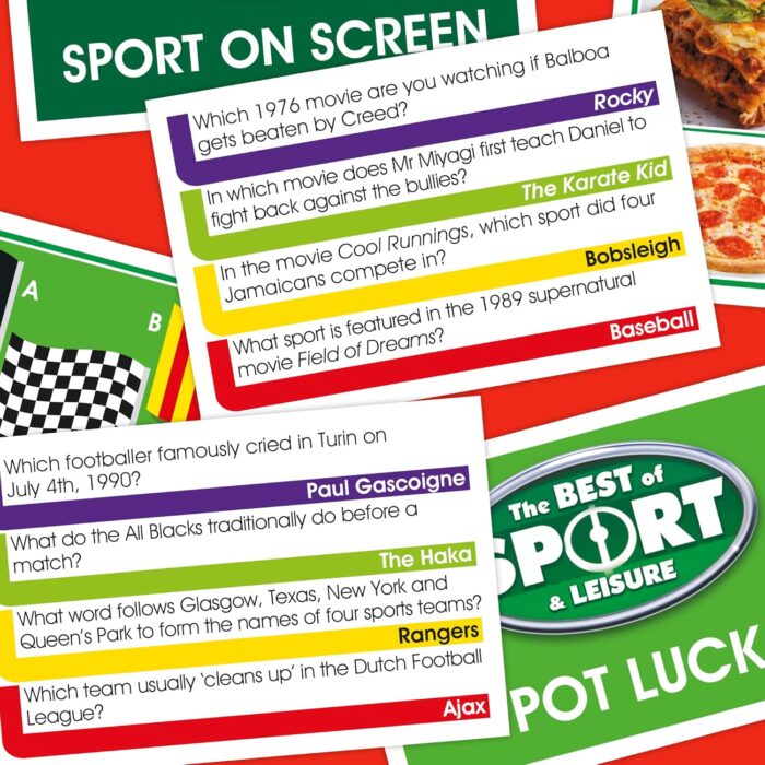 Drumond Park LOGO Best of Sport and Leisure Board Game, Board Game for Sports Fans, Family Games for Adults and the whole Family, Suitable from 12 Years+, Multicoloured, T73294 - Image 4