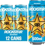 Rockstar Juiced Energy Drink - Mango - 12 x 500ml Cans