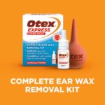 Otex Express Combi Pack, Clinically Proven Ear Wax Removal Kit with Drops and Bulb Syringe for Excessive, Hardened Ear Wax, 10ml