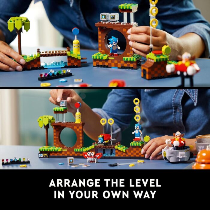 LEGO Ideas Sonic the Hedgehog – Green Hill Zone 21331 Building Kit; Nostalgia Gift for Yourself, Any Millennial Sonic the Hedgehog Fan or Lover of 1990s Computer Game Memorabilia (1,125 Pieces) - Image 6