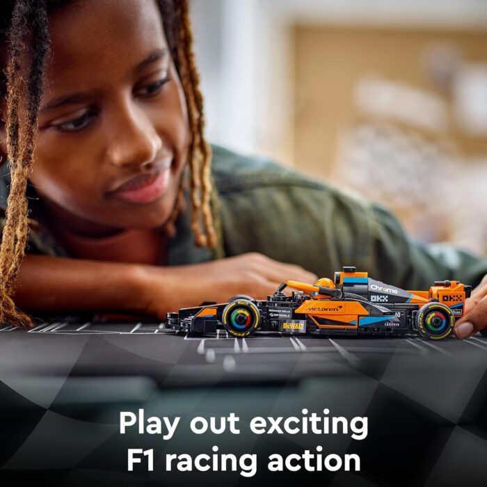 LEGO Speed Champions 2023 McLaren Formula 1 Race Car Toy for 9 Plus Year Old Kids, Boys & Girls who Love Independent Play, Buildable Vehicle Model Set, Kids' Bedroom Decoration, Birthday Gift 76919 - Image 7
