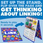 Drumond Park T73295 Link LOGO Board Game Second Edition, Family Board Games for 2-6 players, Tabletop Game For Adults And Kids Suitable From 12+ Years - Image 4