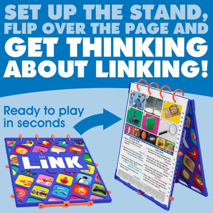 Drumond Park T73295 Link LOGO Board Game Second Edition, Family Board Games for 2-6 players, Tabletop Game For Adults And Kids Suitable From 12+ Years - Image 4