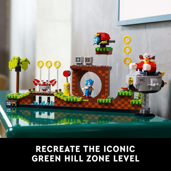 LEGO Ideas Sonic the Hedgehog – Green Hill Zone 21331 Building Kit; Nostalgia Gift for Yourself, Any Millennial Sonic the Hedgehog Fan or Lover of 1990s Computer Game Memorabilia (1,125 Pieces) - Image 4