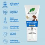 Dr Organic Coffee Anti-Dandruff Shampoo, Healthy Scalp, Mens, Womens, Natural, Vegan, Cruelty-Free, Paraben & SLS-Free, Recycled & Recyclable, Organic, 200ml, Packaging may vary - Image 3