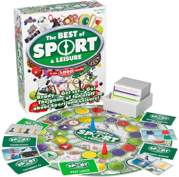 Drumond Park LOGO Best of Sport and Leisure Board Game, Board Game for Sports Fans, Family Games for Adults and the whole Family, Suitable from 12 Years+, Multicoloured, T73294 - Image 1