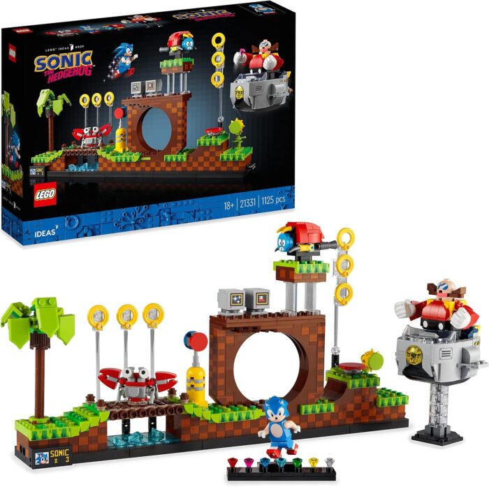 LEGO Ideas Sonic the Hedgehog – Green Hill Zone 21331 Building Kit; Nostalgia Gift for Yourself, Any Millennial Sonic the Hedgehog Fan or Lover of 1990s Computer Game Memorabilia (1,125 Pieces) - Image 1