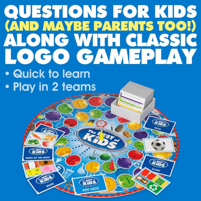 Drumond Park LOGO Best of Kids Board Game, Board Game for Kids, Family Kids Board Game, for Children, Family Board Games for Adults and Kids Suitable From 7 Years+ Multicoloured,T73291 - Image 3