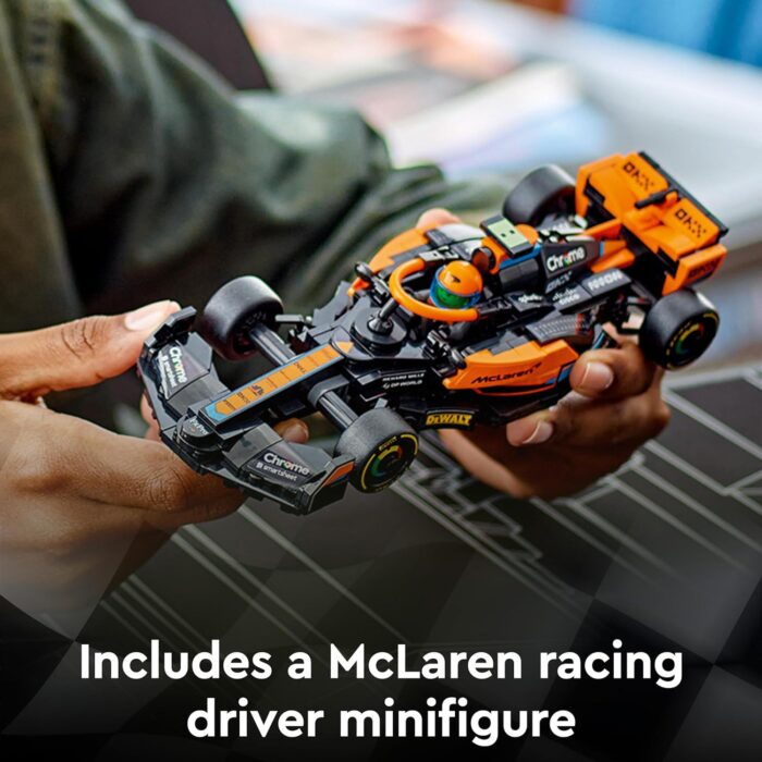 LEGO Speed Champions 2023 McLaren Formula 1 Race Car Toy for 9 Plus Year Old Kids, Boys & Girls who Love Independent Play, Buildable Vehicle Model Set, Kids' Bedroom Decoration, Birthday Gift 76919 - Image 3