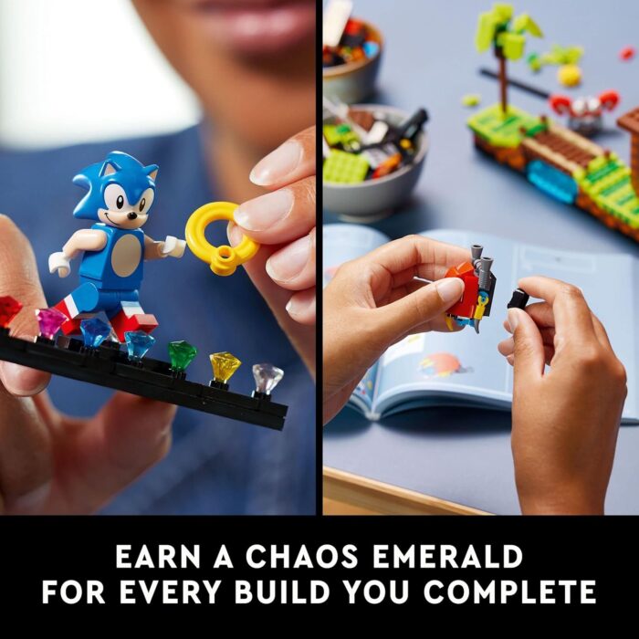 LEGO Ideas Sonic the Hedgehog – Green Hill Zone 21331 Building Kit; Nostalgia Gift for Yourself, Any Millennial Sonic the Hedgehog Fan or Lover of 1990s Computer Game Memorabilia (1,125 Pieces) - Image 7