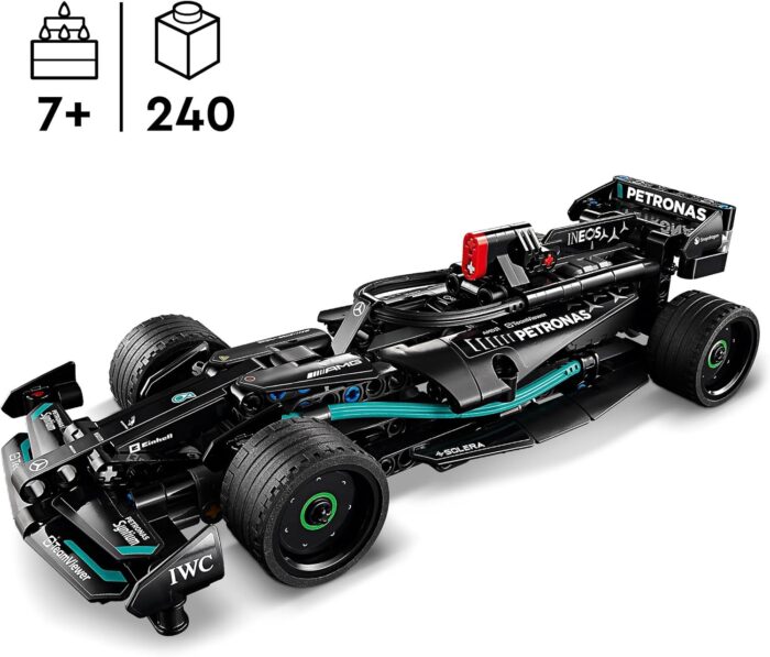 LEGO Technic Mercedes-AMG F1 W14 E Performance Race Car Toy for Kids, Boys and Girls aged 7 Plus Years Old, Pull-Back Model Vehicle Set, Bedroom Decoration, Birthday Gift Idea 42165 - Image 8