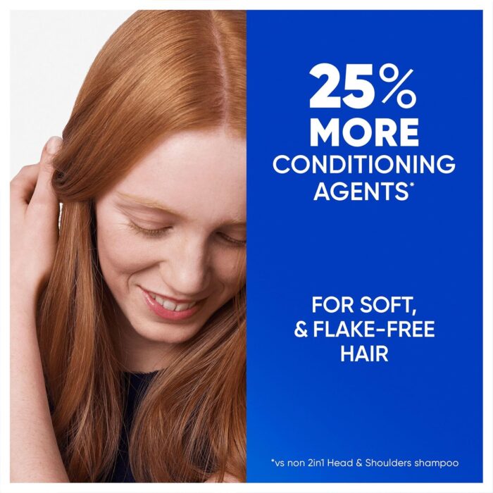 Head & Shoulders Classic Clean 2in1 Anti Dandruff Shampoo, 1000ml. Up to 100% Flake Free, Clinically Proven. For Any Hair and Scalp Type. For Daily use. Clean Feeling - Image 8