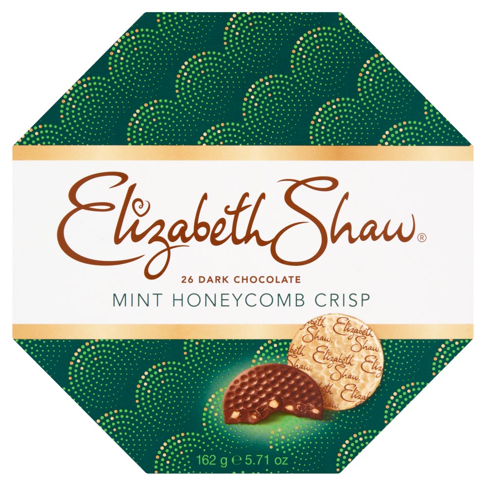 11357_a_23.jpg Elizabeth Shaw Dark Chocolate Mint Crisp 162g - Image 1