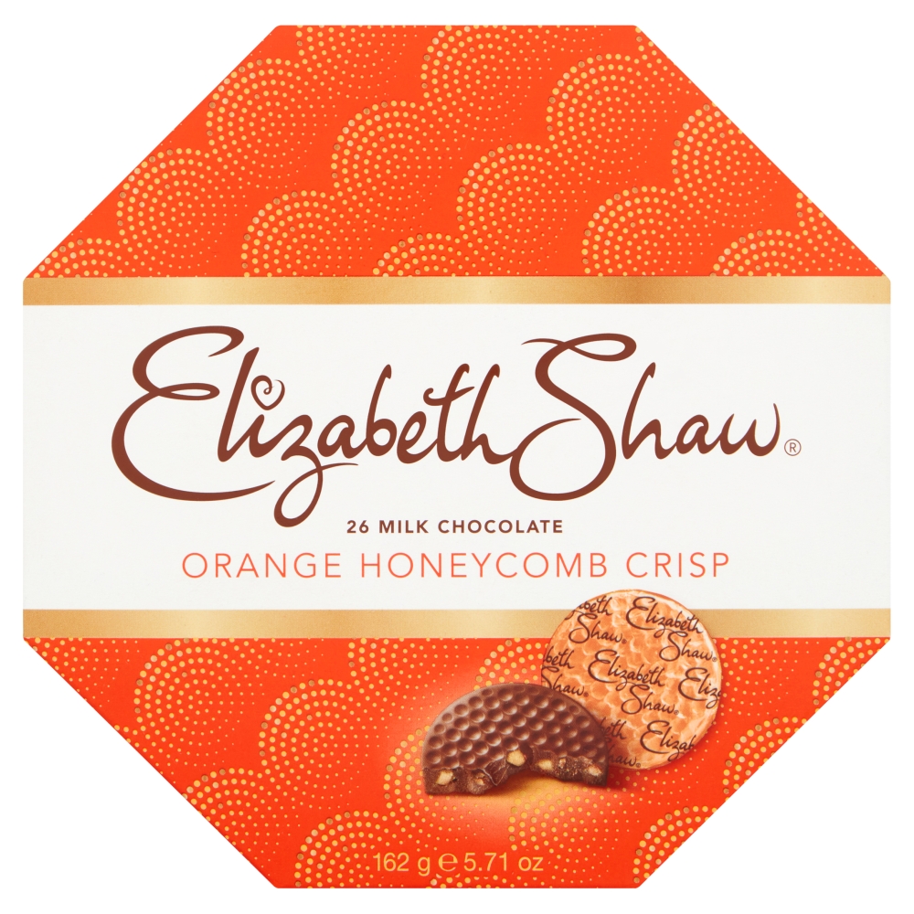 11948_a_23.jpg Elizabeth Shaw 26 Milk Chocolate Orange Honeycomb Crisp 162g - Image 1