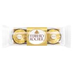 Ferrero Rocher Milk Chocolate Pralines 3 Pieces 37.5g