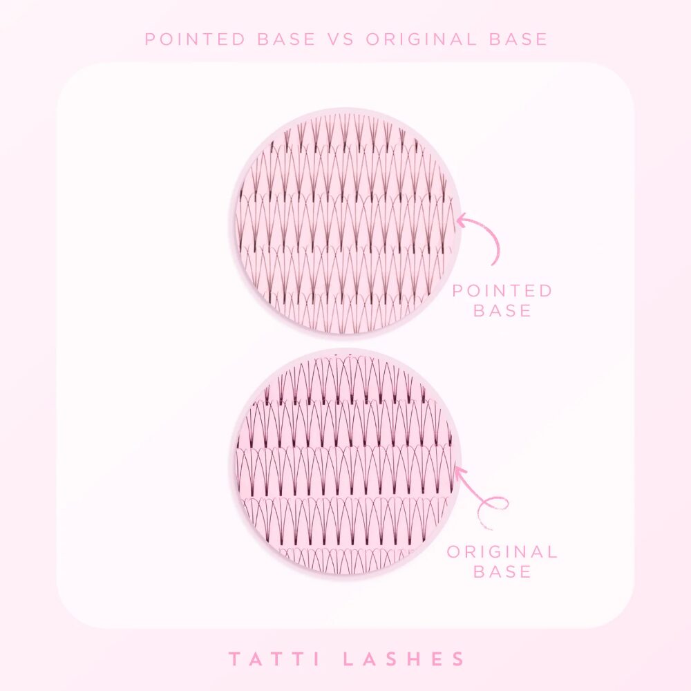 16648-2.jpg Tatti Lashes 13mm D Curl Pre-Fanned Russian Volume 3D Individual Lashes Black - Image 1