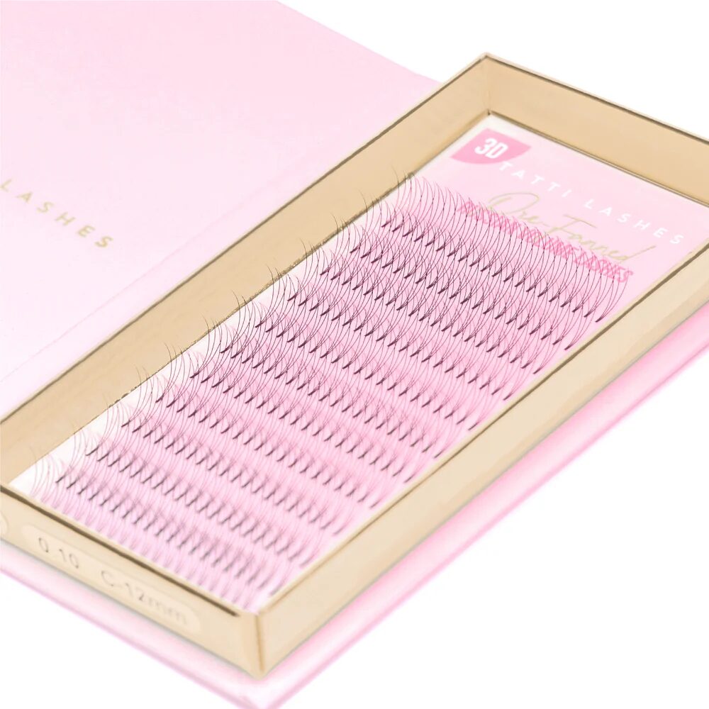 16658-3.jpg Tatti Lashes 15mm C Curl Pre-Fanned Russian Volume 3D Individual Lashes Black - Image 1