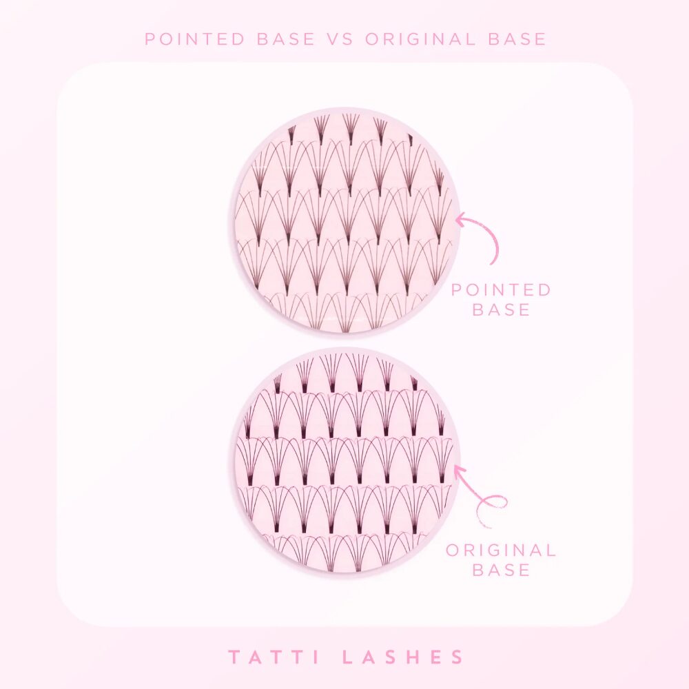 16681-2.jpg Tatti Lashes 14mm D Curl Pre-Fanned Russian Volume 5D Individual Lashes Black - Image 1