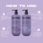 Osmo Super Silver No Yellow Shampoo & Mask Twin 2 x 1000ml - Image 5