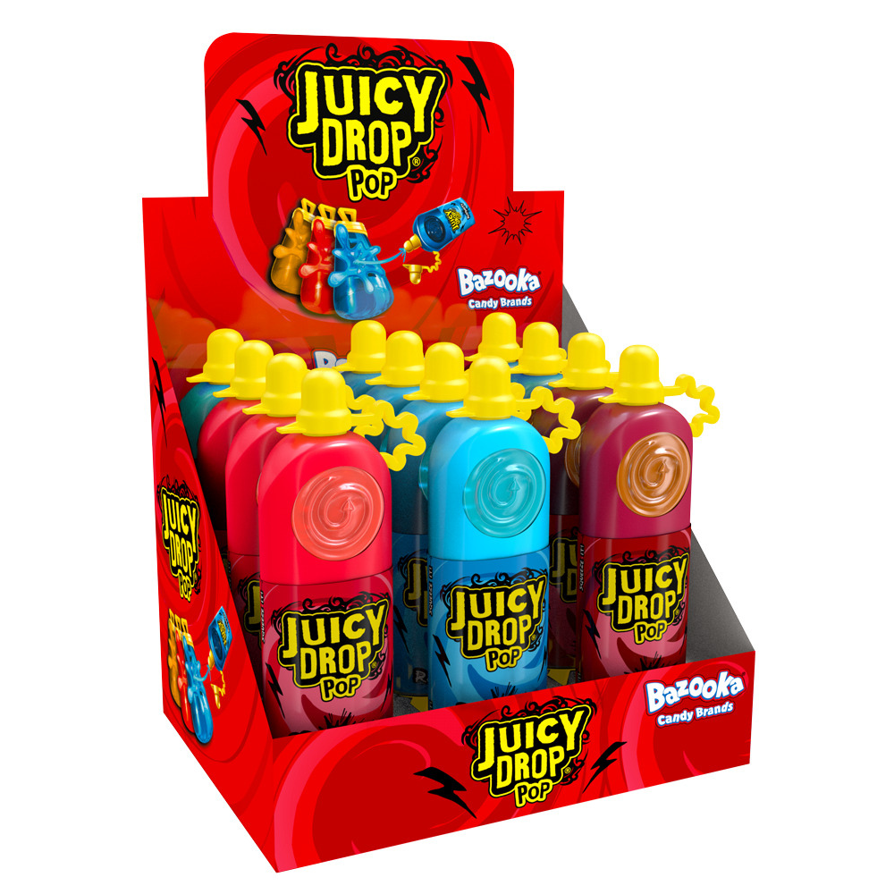 21695_juicy_drop_pop_a_.png Juicy Drop Pop Lollipop with Sour Gel 26g - Image 1