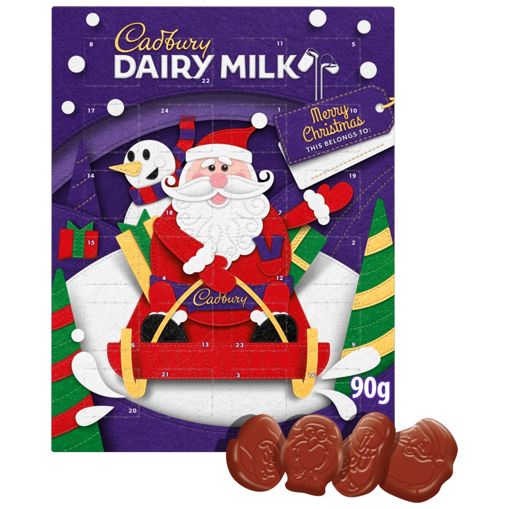 25943_1.jpg Cadbury Dairy Milk Advent Calendar 90g - Image 1