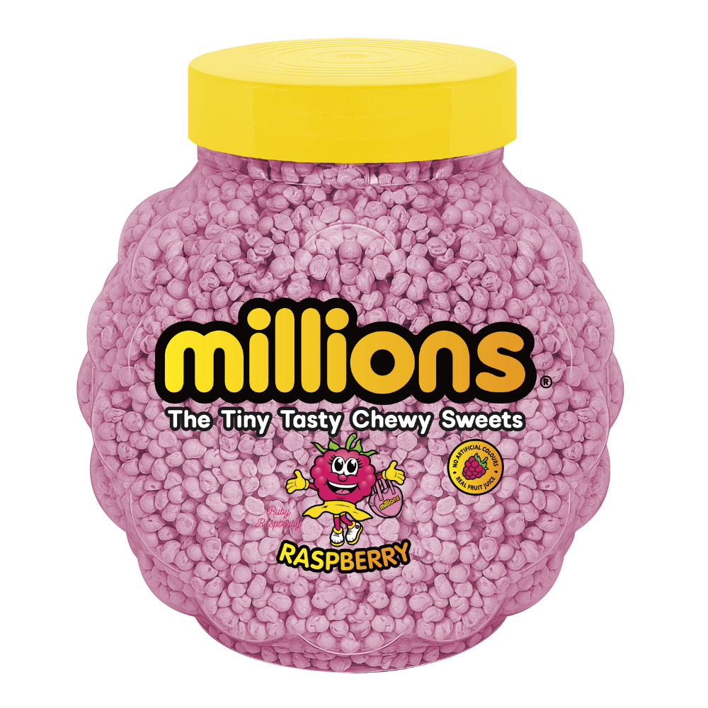 27027_1.png Millions Raspberry Jar 2.27kg - Image 1