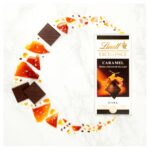 Lindt Excellence Dark Caramel and Sea Salt Chocolate Bar 100g - Image 3