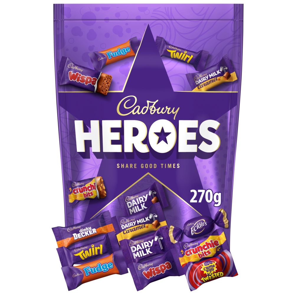 305121_1.jpg Cadbury Heroes Chocolate Pouch 270g - Image 1