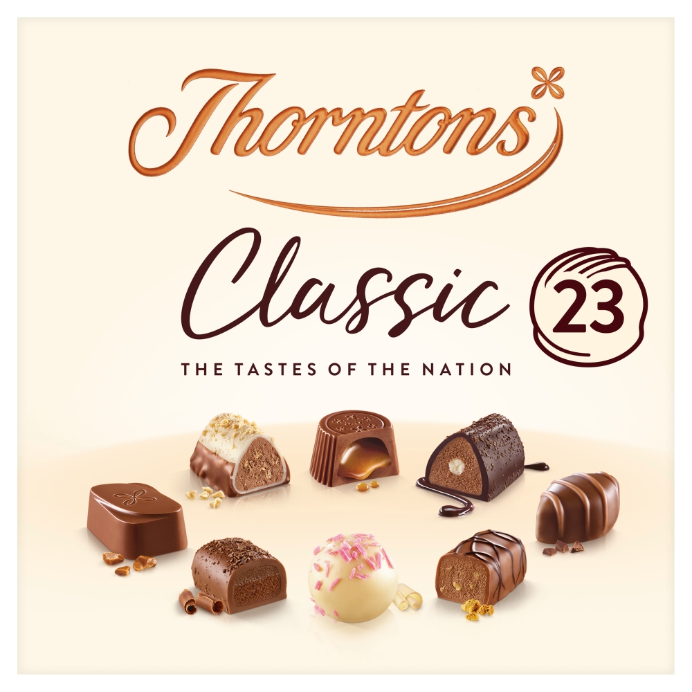 306677_a_24.jpg Thorntons Classic Collection Milk, Dark & White Chocolate Gift Box 262g - Image 1