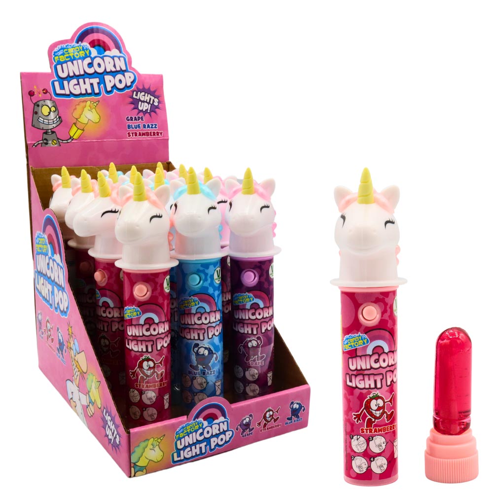 307425.jpg Crazy Candy Factory Unicorn Light Pop 11g - Image 1