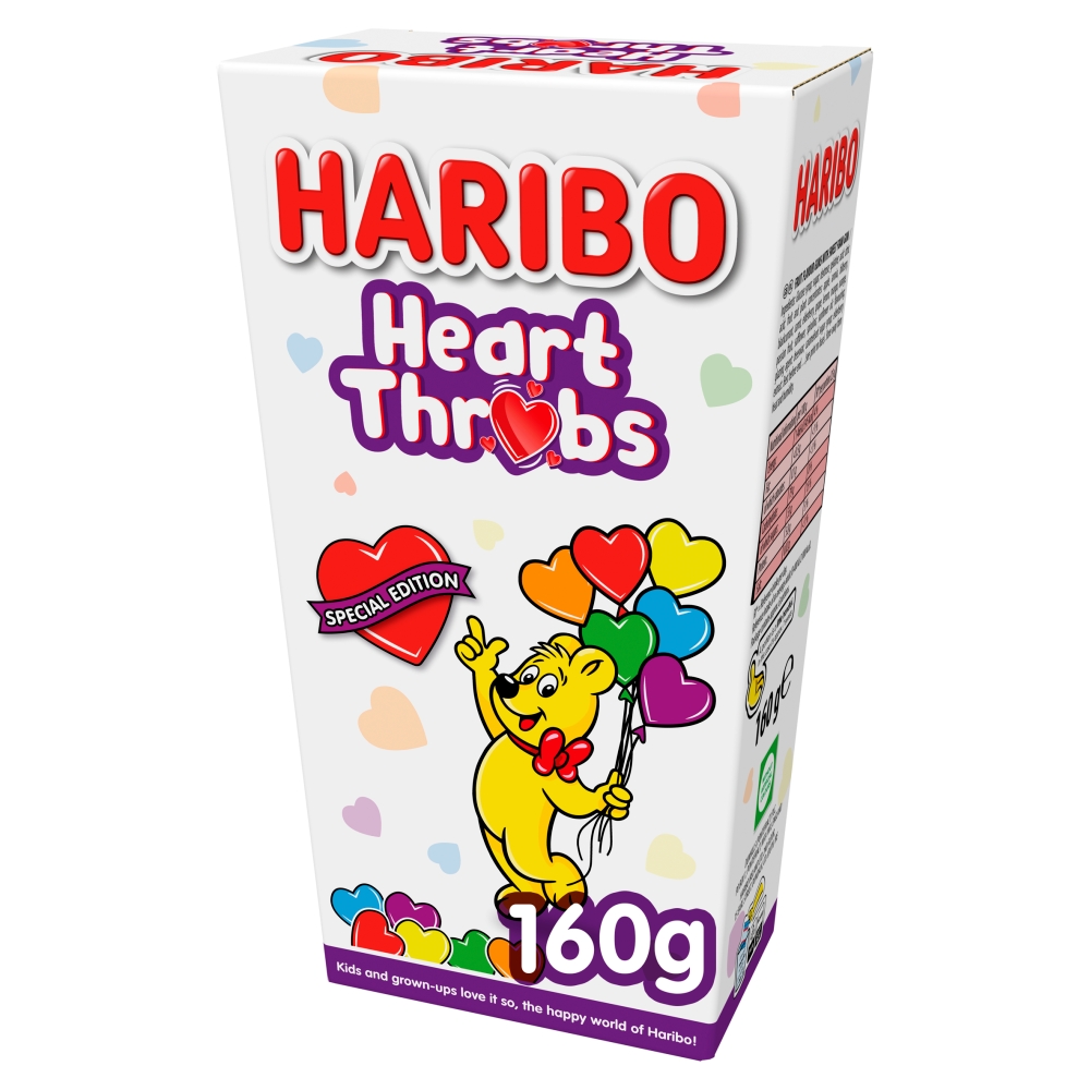 307742_haribo_heart_throbs_dorothy_box.jpg Haribo Special Edition Heart Throbs Jelly & Foam Sweets Gift Box 160g - Image 1