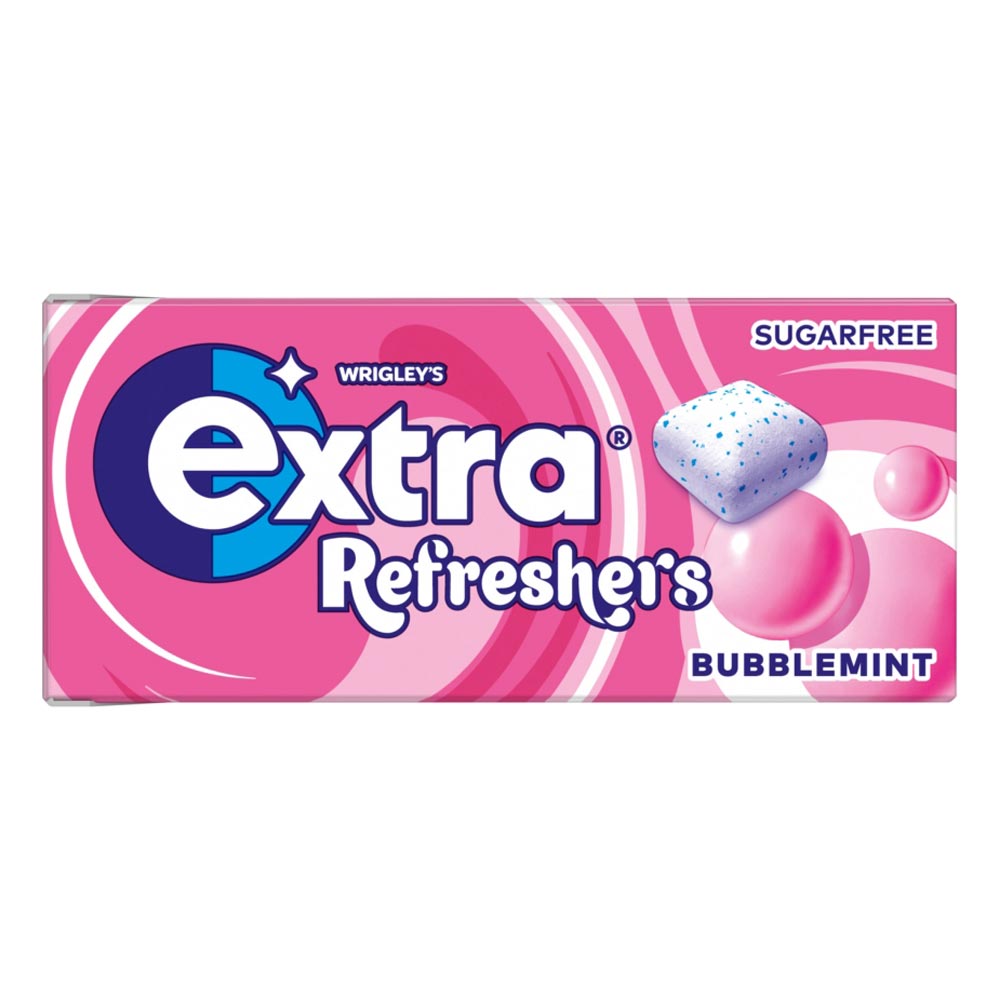 307952_a_1_1.jpg Extra Refreshers Bubblemint Sugarfree Chewing Gum Handy Box 7 Pieces - Image 1