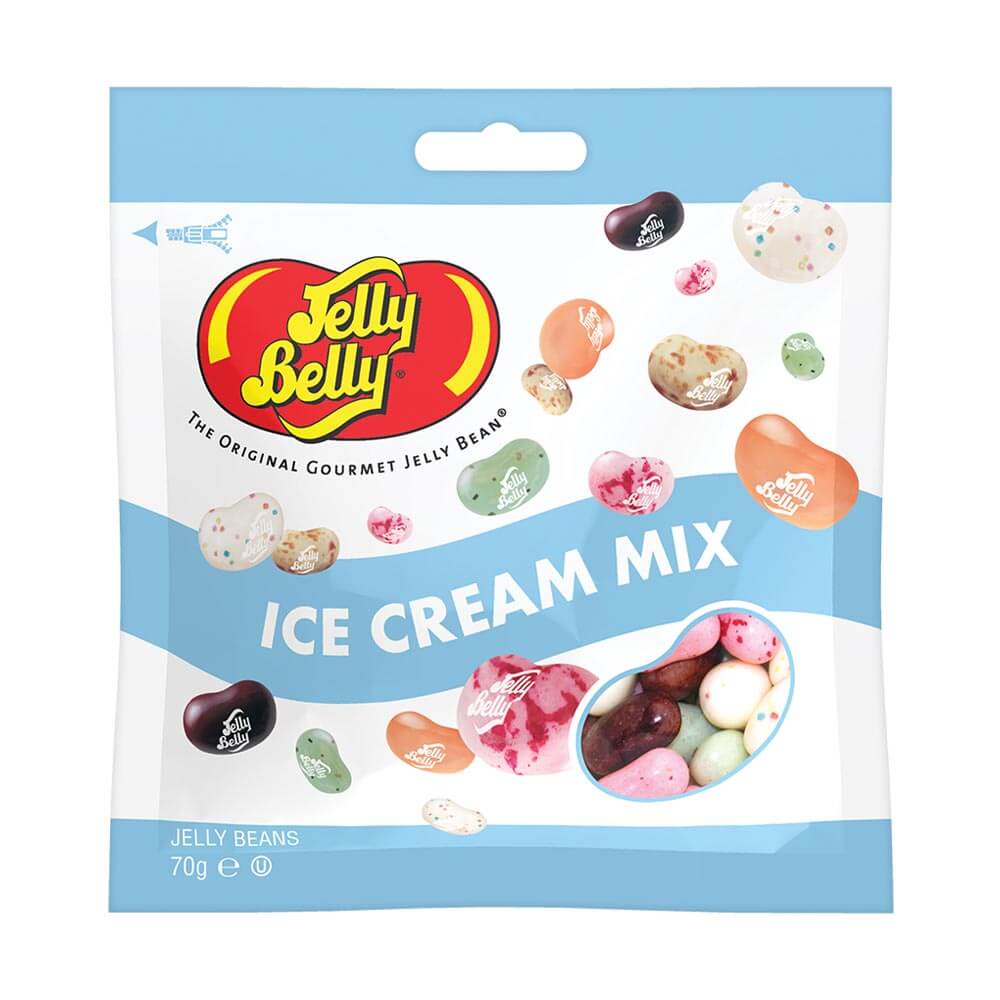 309152_a.jpg Jelly Belly Ice Cream Mix Jelly Beans Bag 70g - Image 1
