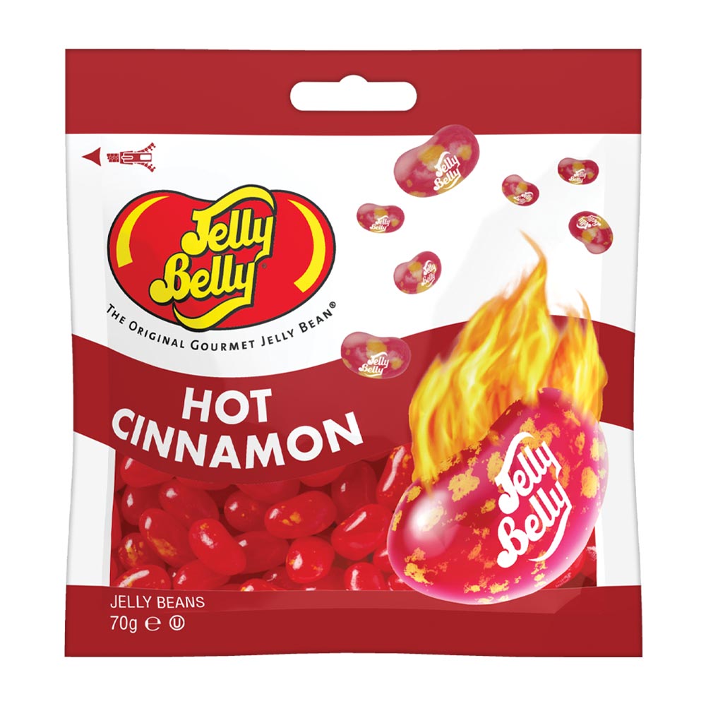 309289_a.jpg Jelly Belly Hot Cinnamon Jelly Beans Bag 70g - Image 1