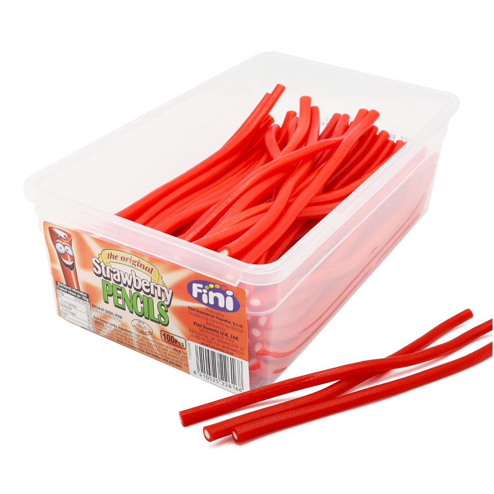 309975_aa.jpg Fini Original Strawberry Pencils Tub - Image 1