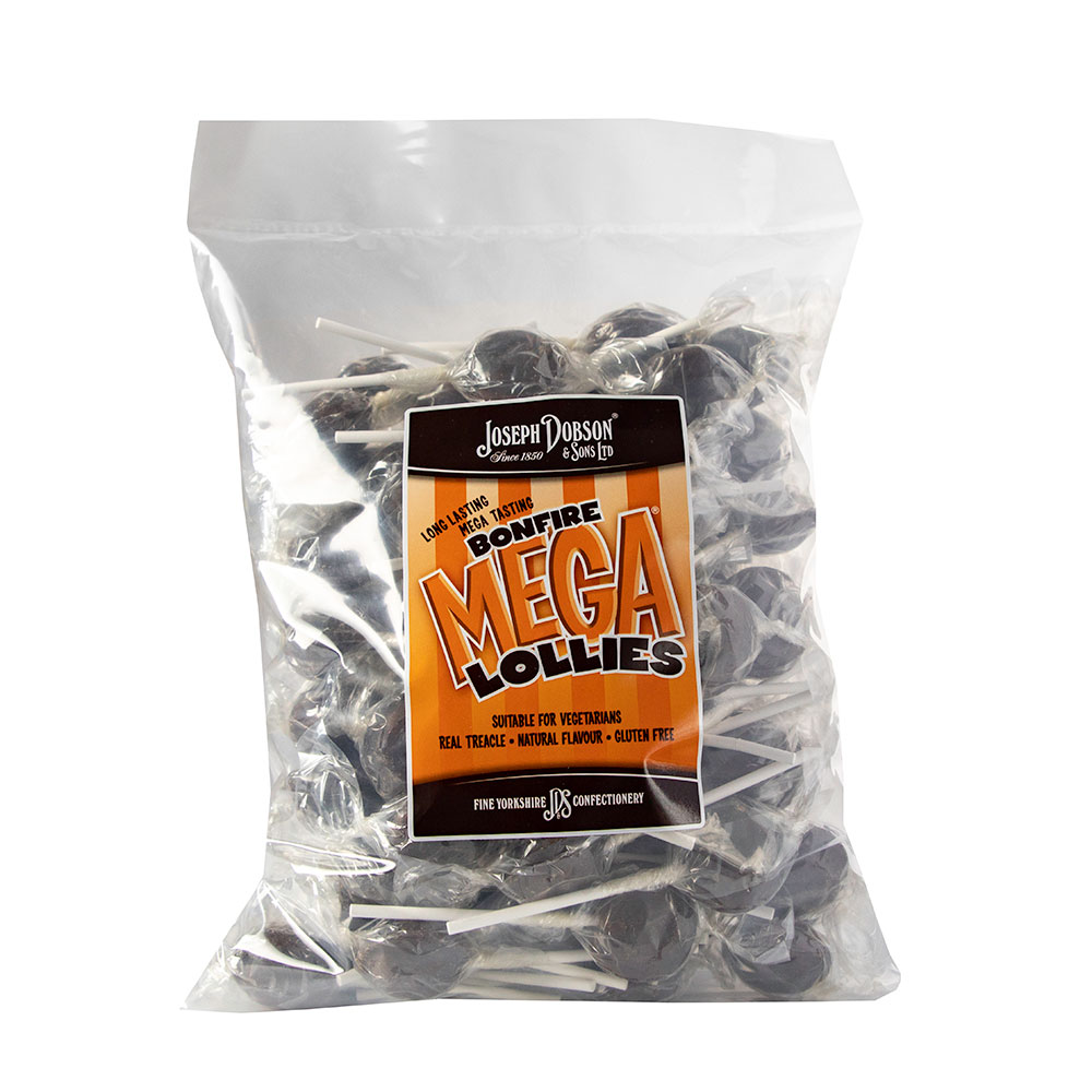 310719_aa.jpg Dobsons Wrapped Bonfire Mega Lollies 1.9kg - Image 1