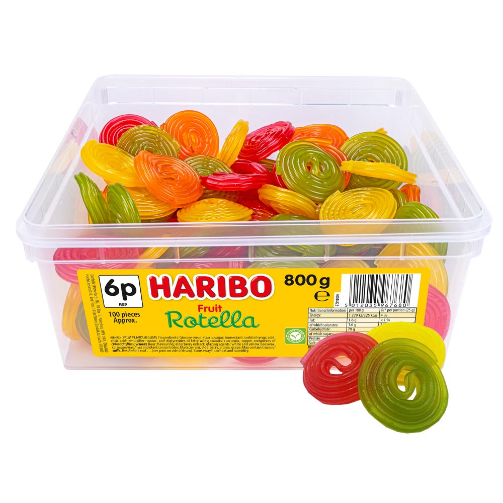 311086_a.jpg Haribo Rotella 6p Tub 800g - Image 1