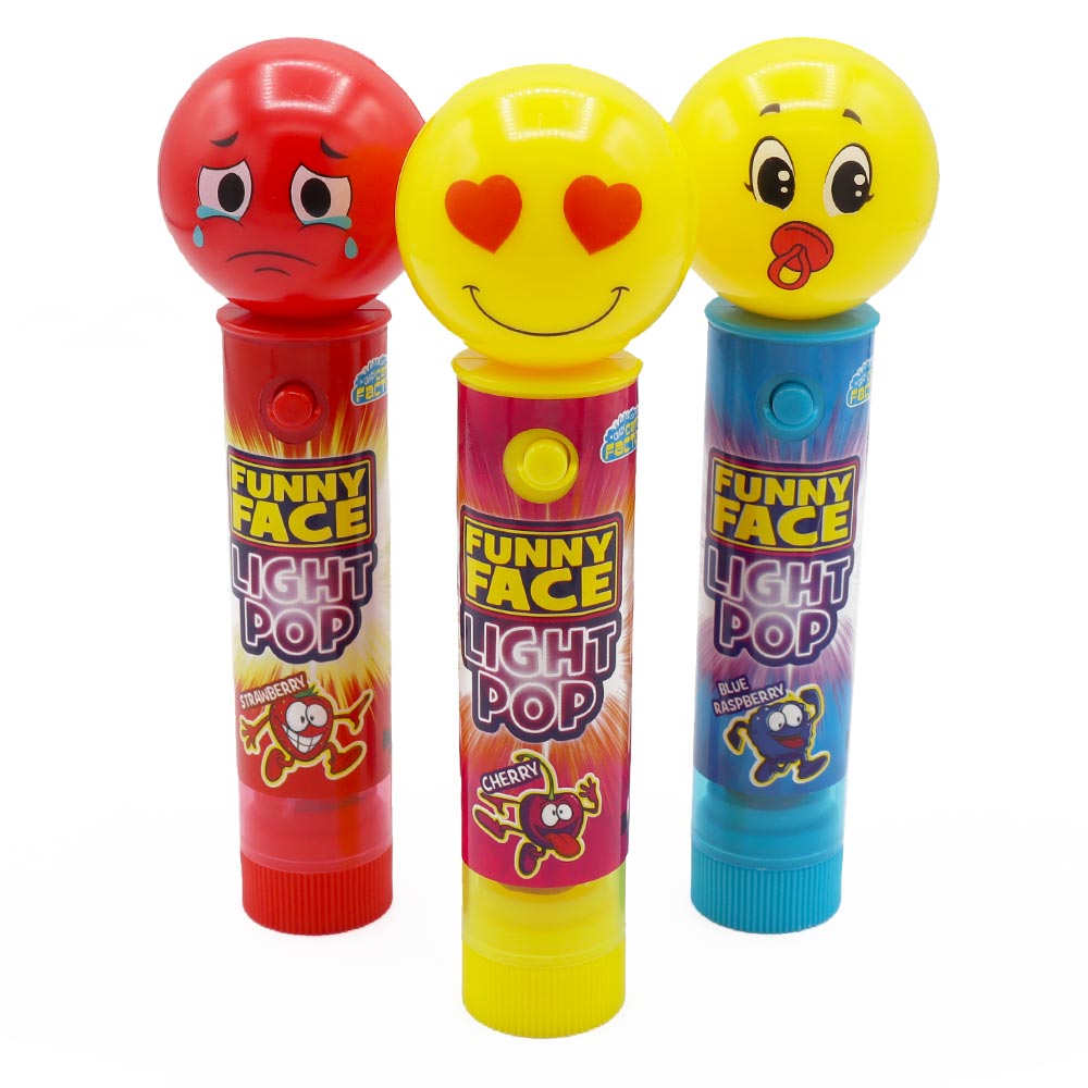311117_a.jpg Crazy Candy Factory Funny Face Light Pops 11g - Image 1