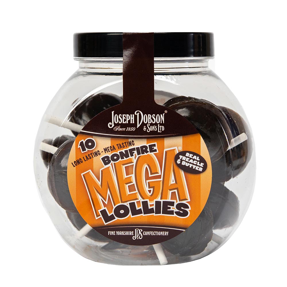 311120_aa.jpg Dobsons Bonfire Mega Lollies Gift Jar 250g - Image 1
