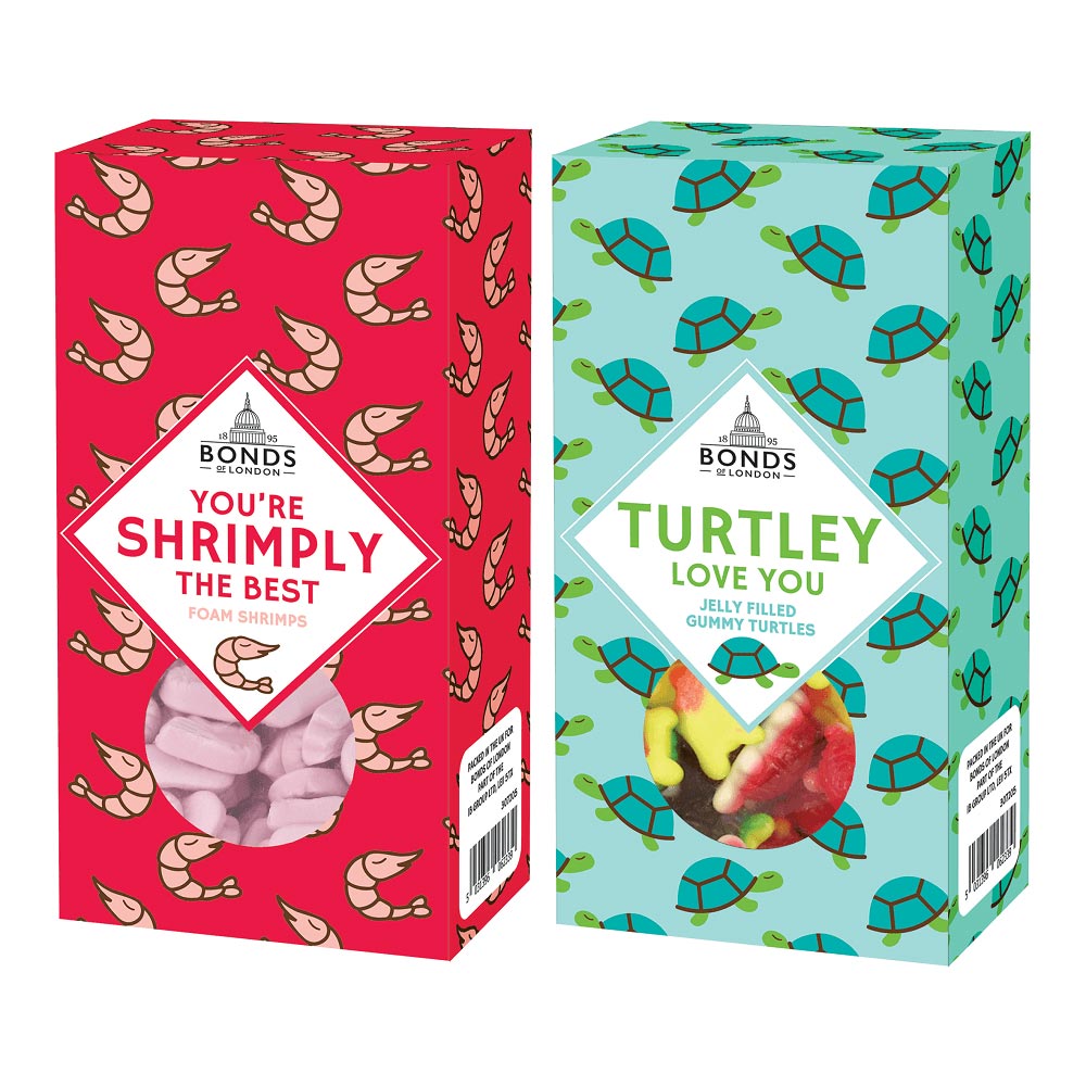 311903_a.jpg Bonds Shrimply the Best & Turtley Love You Pun Box 140g - Image 1