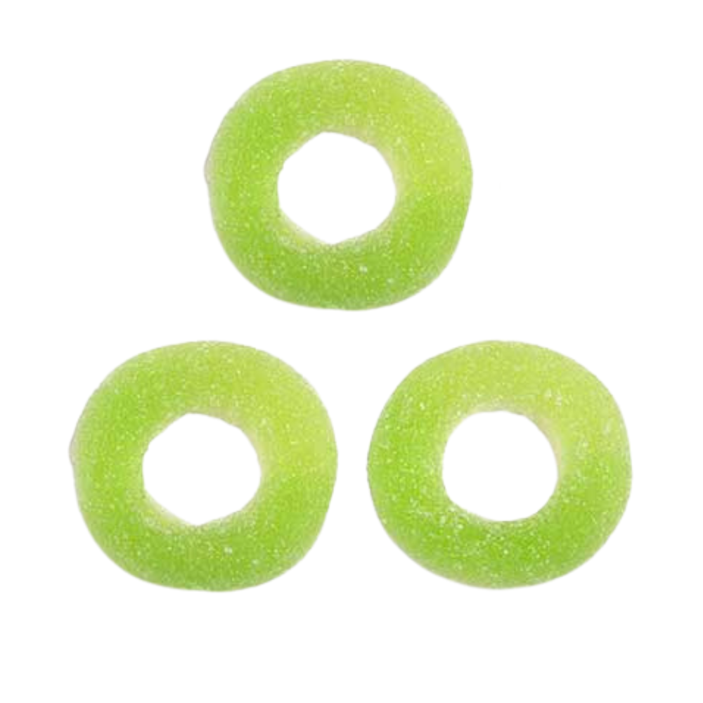312014_b.png Sweetzone Sour Apple Rings Bag 1kg - Image 1
