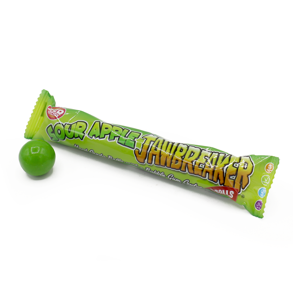 312511_a.png Zed Candy Sour Apple Jawbreaker 6 Ball Pack 49.5g - Image 1