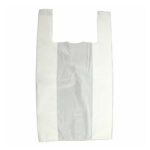 Accessories Large White Vest Carrier Bags