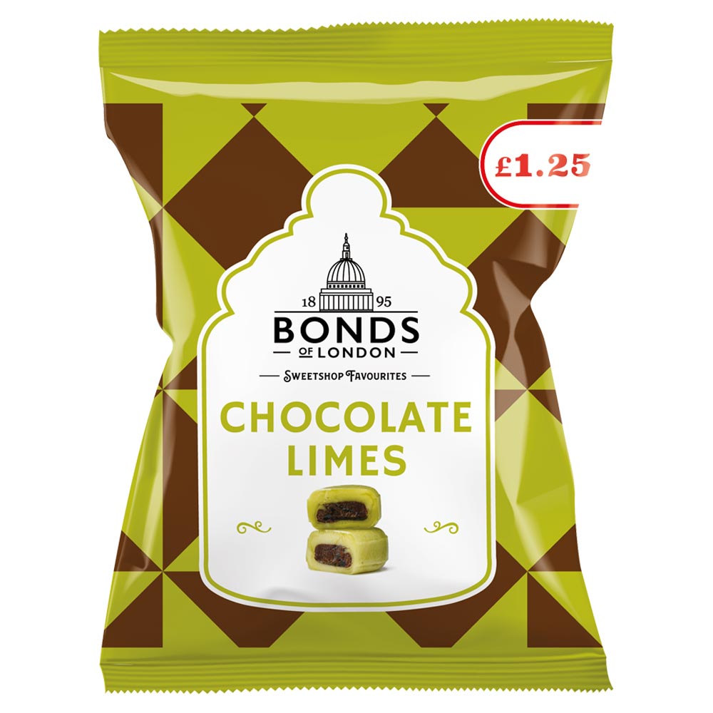 313336_a.jpg Bonds Chocolate Limes Bags 120g - Image 1