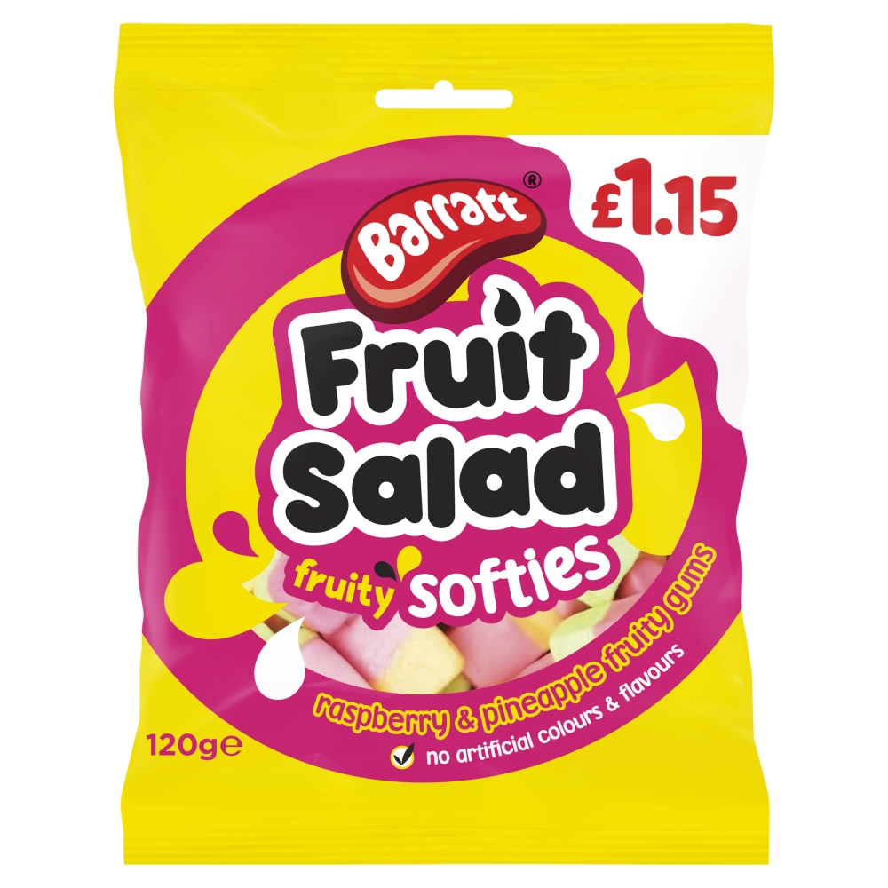 314041_a.jpg Barratt Fruit Salad Fruity Softies Bags 120g - Image 1